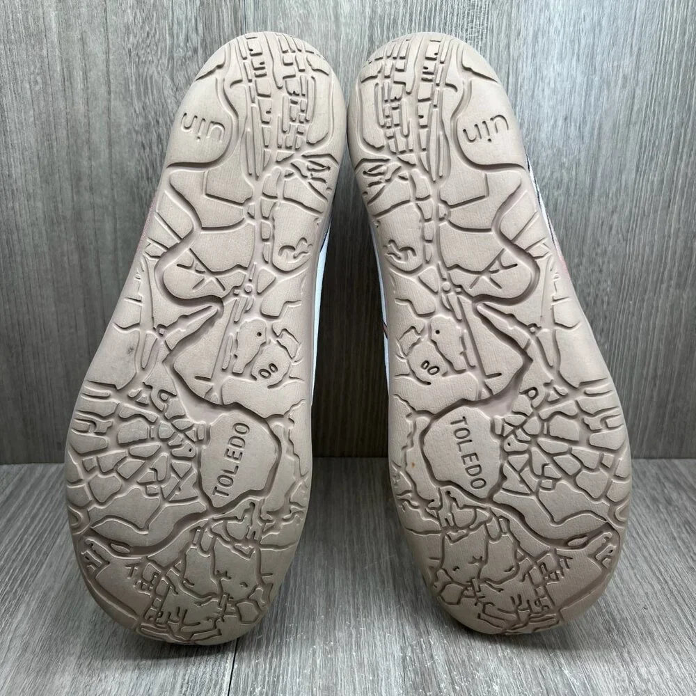 UIN Art Painted Travel Shoes Women 9 Slip On Casual Canvas The Little Dress Pink - Picture 10 of 12